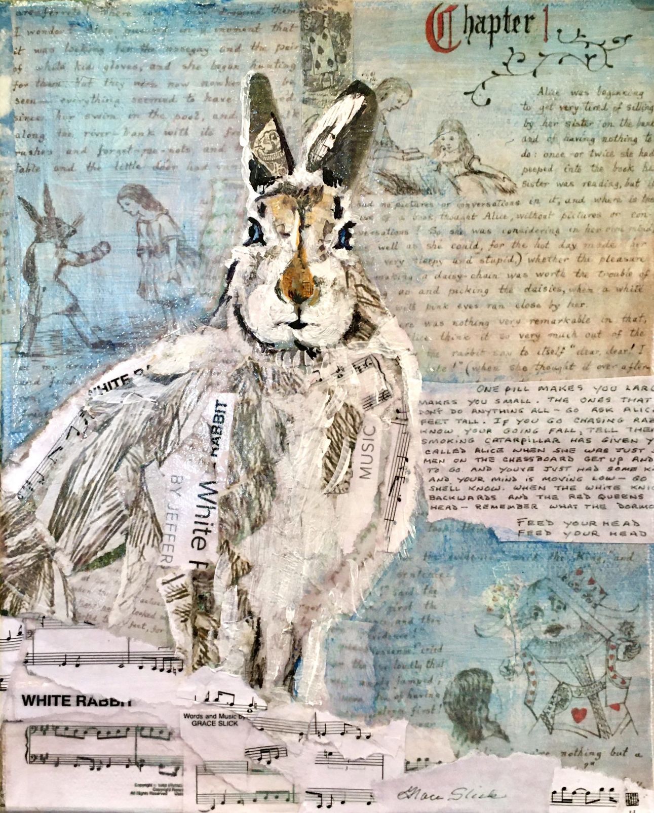 white rabbit